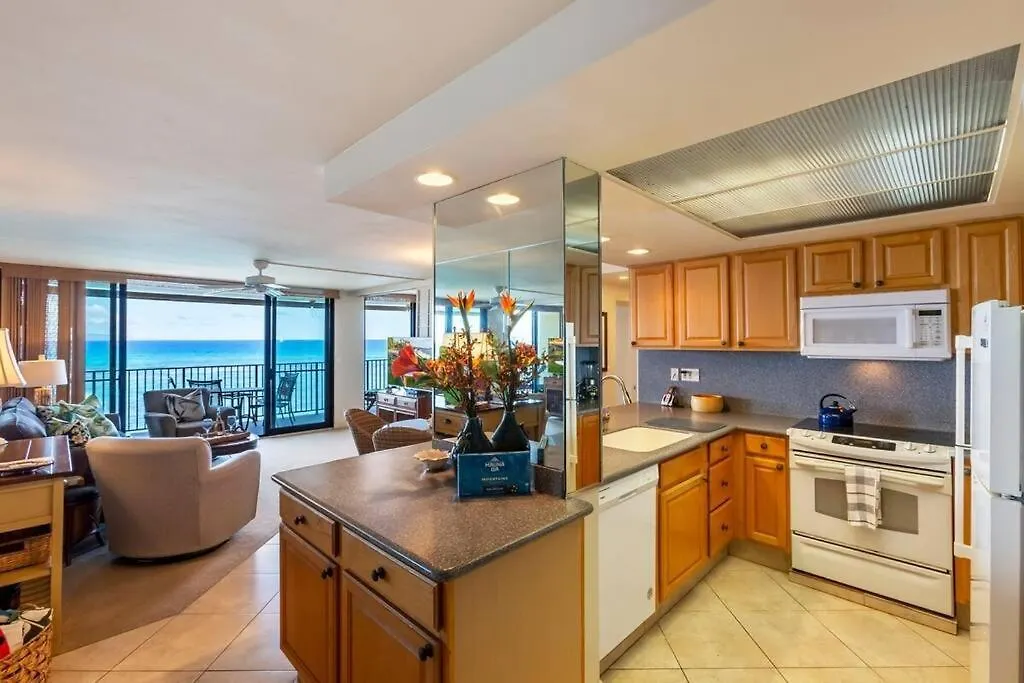 Hololani A404- Ocean Views From Every Room, 2 Bedroom Condo Kahana Apartment